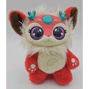 Magic Mixies 5" Pink Deer Plush Purple Eyes Poseable Tail Moose 2022